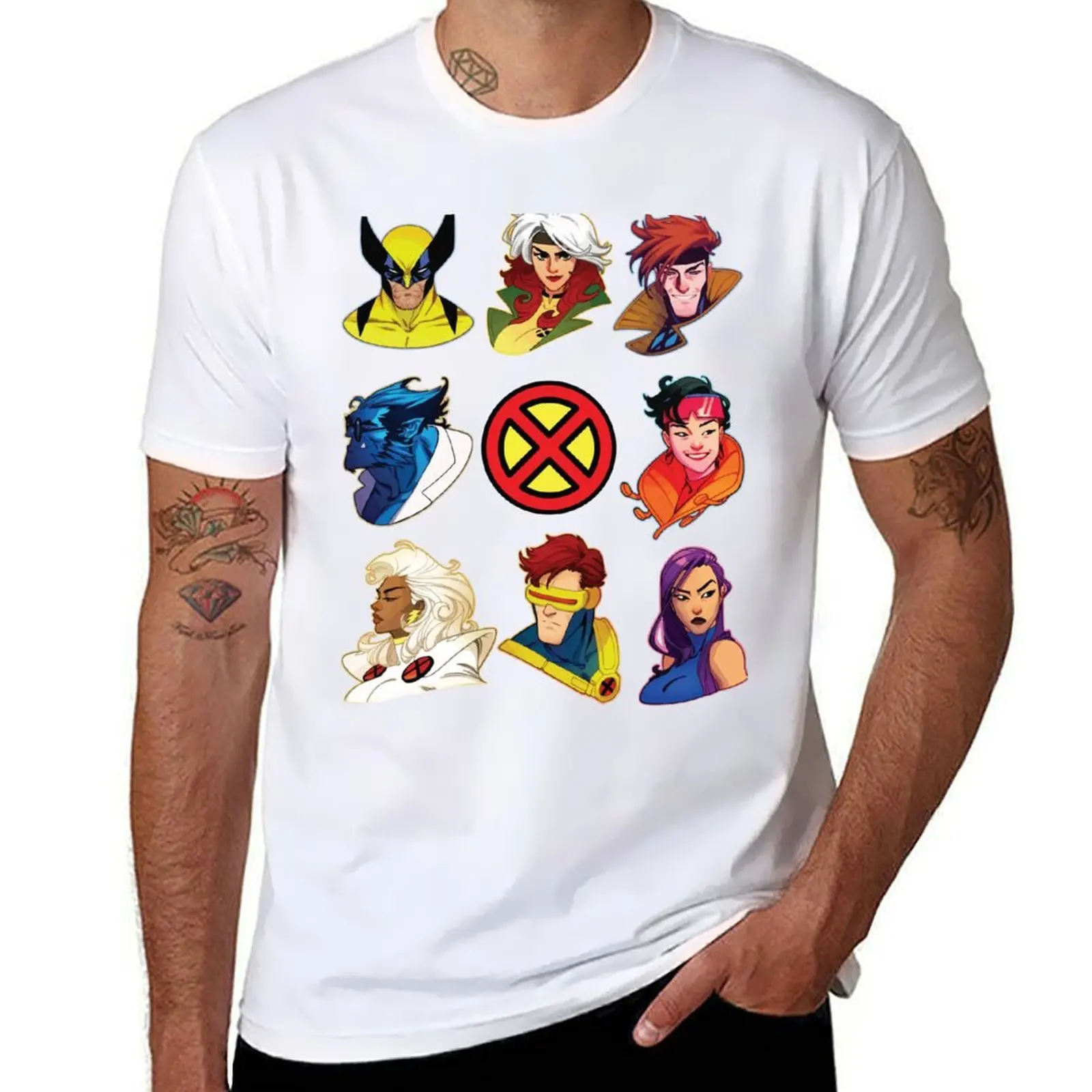 

XMEN T-Shirt cotton t shirts high quality t shirts for man graphic vintage T-Shirt