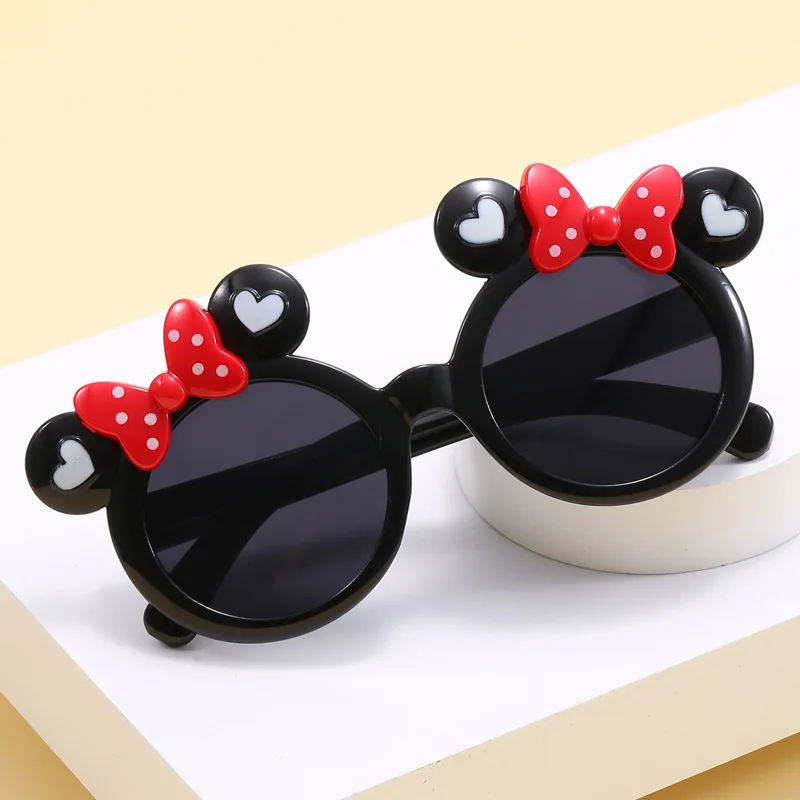 Trendige Kinder-Sonnenbrille, Baby-Sonnenbrille mit niedlichem Cartoon im neuen Stil, Jungen- und Mädchen-Sonnenbrille