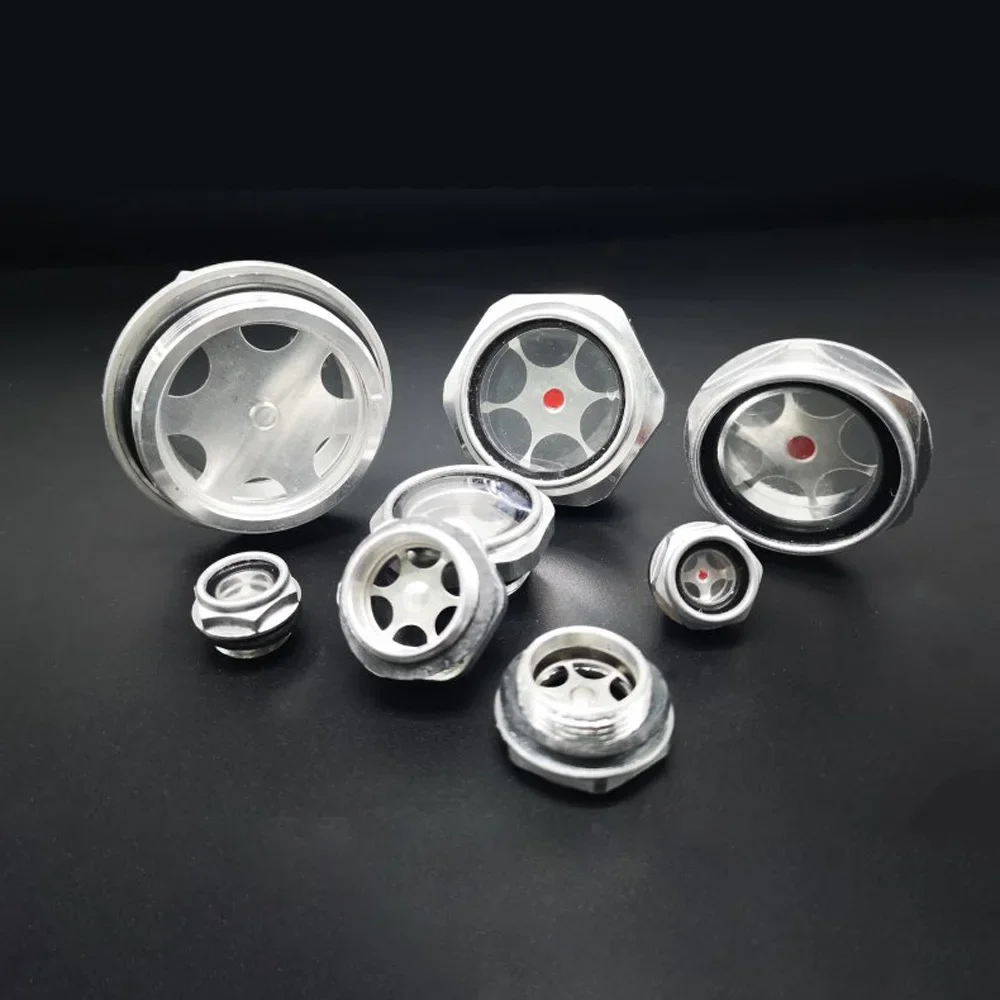 Oil Mirror, Tempered Glass Label, Round Window, Air Compressor Mirror, Peep Mirror