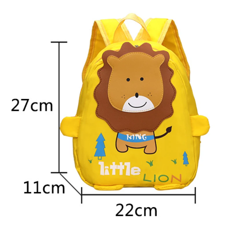 Cartoon Kids Backpacks Mini Kindergarten Schoolbag Cute Lion Backpack Children School Bags Girls Boys Student Bookbag Backpack