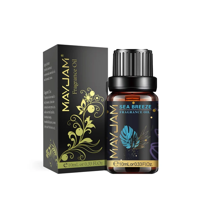 MAYJAM 10ml Olejek zapachowy Sea Breeze White Musk Coconut Vanilla Bubble Gum Baby Powder Coffee Mandarin Aroma Oil For Humidifier