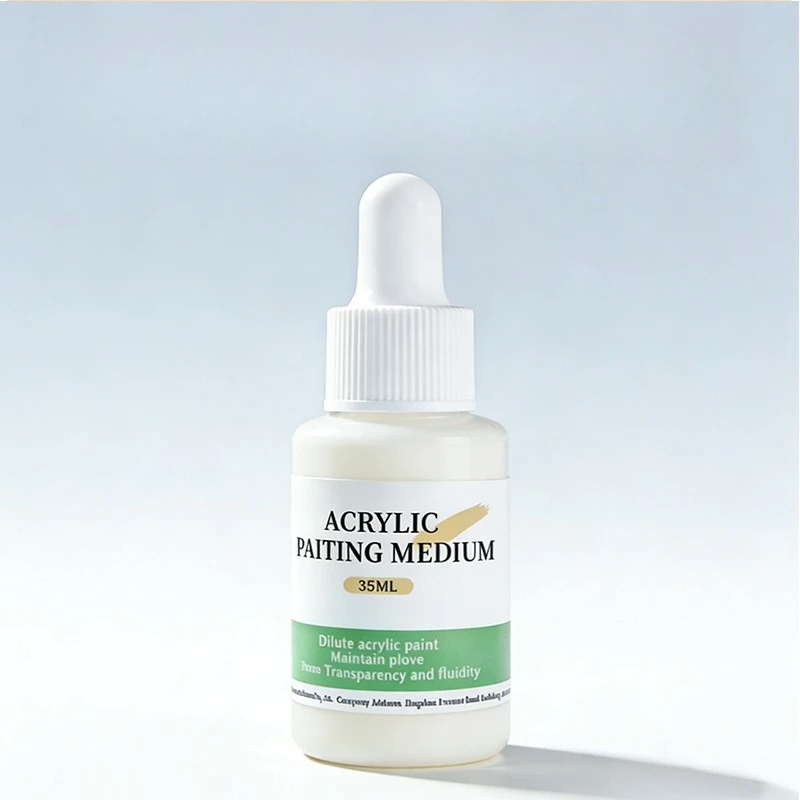 35ml Acrylic Paint Medium Set Thinner Retarder Varnish for Painting DIY Art Creation Supplies