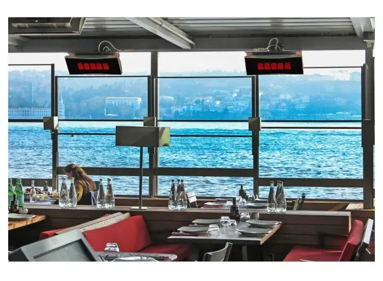 브로믹 히팅 플래티넘 스마트-히트 500 천연가스 파티오 히터