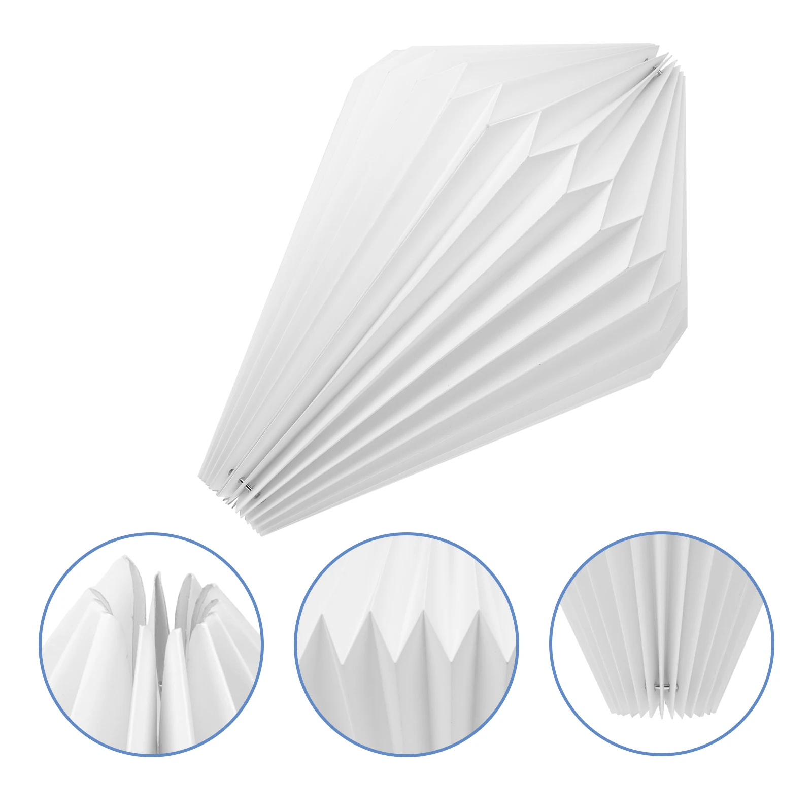 

Creative Paper Lampshade Decorative Light Cover Nordic Style Home Adornment Foldable Shade Bedroom Living Room Warm