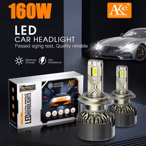 160W H7 H4 LED Headlight CANBUS H11 H1 LED Headlight Bulb 3000000LM 6000K Led Lights for Car H3 H8 H9 9005 HB3 9006 HB4 880 12V