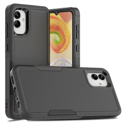 New Fashion Armor Case for Samsung Galaxy A04 A02 Funda Hybrid Shell Dual Layer Hard Strong Shockproof Protection Cover