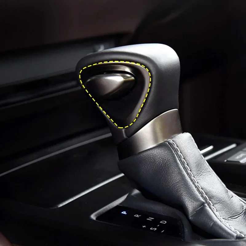 

For Lexus ES/UX/LX/GX Real Dry Carbon Fiber Center Gear Shift Knob Side Cover Trim Sticker Interior Modification Accessories