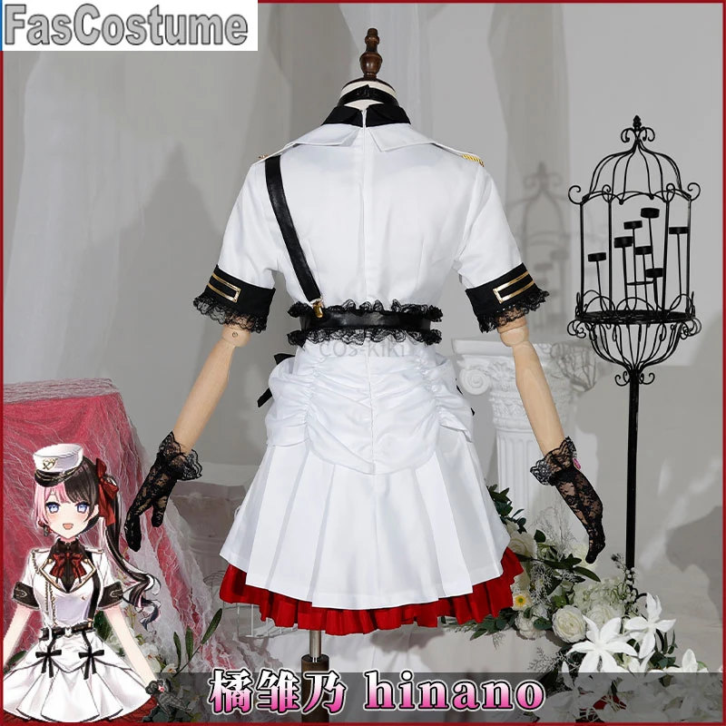 

2025V VSPO! Hinano Tachibana Game Suit Elegant Dress Uniform Cosplay Costume Halloween Carnival Party Outfit