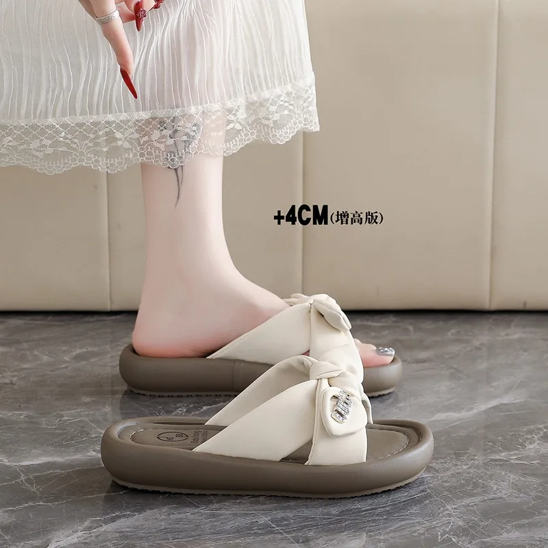 Summer Women's One Strap Mules Slippers, Soft Sole For Pregnant Women Wide Fat Feet Friendly Comfortable Casual Outdoor Footwear
