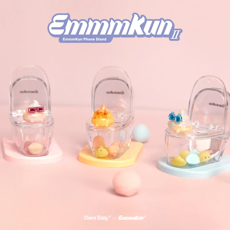 EmmmKun Toilet Stand Series 2 Blind Box Mystery Box Guess Bag Toys Doll Cute Anime Figure Desktop Ornaments Collection Girl Gift