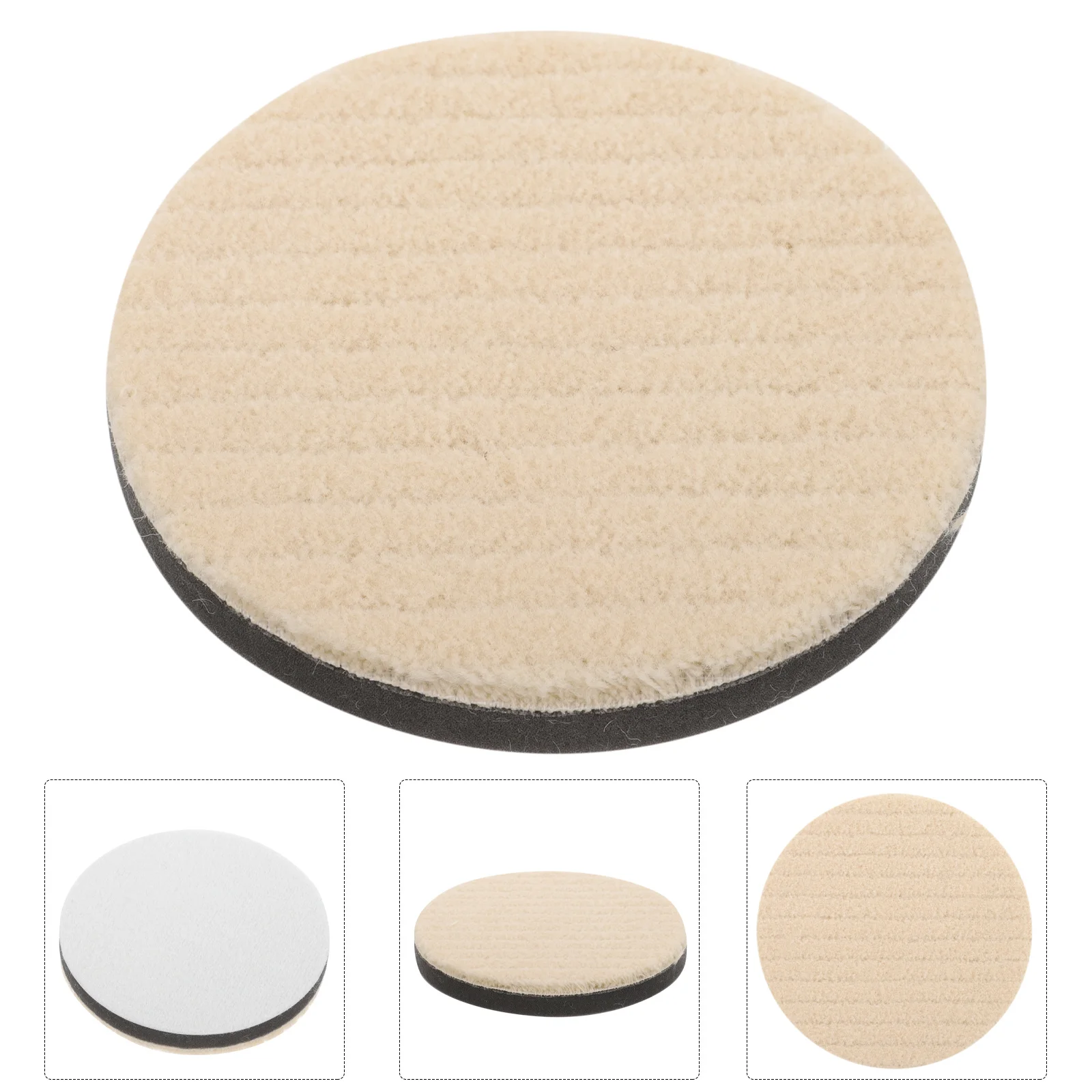 

Car Wool Polisher Pad Multi-Purpose Polishing Sponge Safe for Cars Furniture Floors Compact Lightweight Design