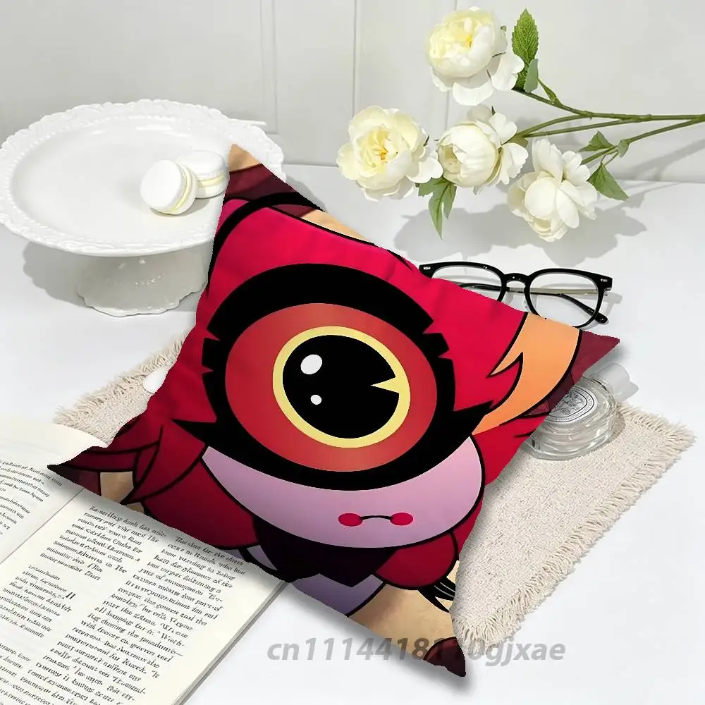 H-Hazbin Hotel Niffty Pillow for Sofa Seat Chair Decorative/Modern Home Decor Print Throw Cushion