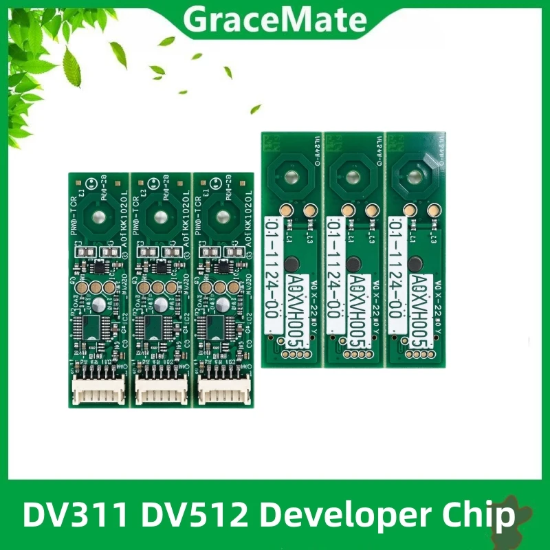8PCS DV311 DV512 Developer Chip for Konica Minolta C258 C308 C368 C224 C284 C364 C360 224 284 364 454 554 Printer Chips