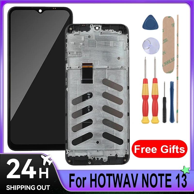 For HOTWAV Note 13/Note 13 Pro/Note 15/Note 15 Pro/Note 12/LCD+Touch Screen With Frame + Tools