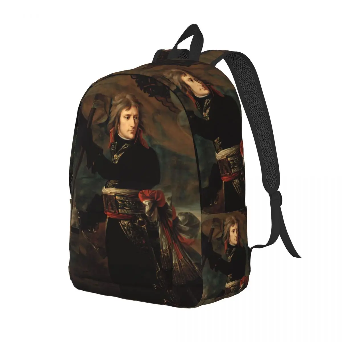 Napoleon The Great Portrait Art Backpack Casual High School Business Daypack Emperor Painting Laptop Computer Shoulder Bag Gift