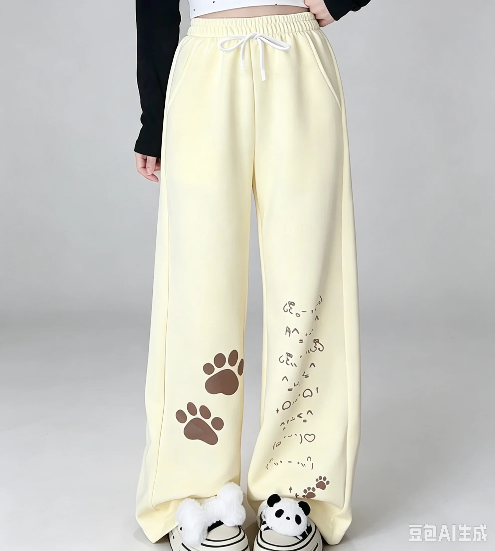 Black Cargo Pants Women's Kids Casual Punk Pants Gothic Pencil Harajuku Cool Trousers Fashion Hip Hop Loose Girl Pants Femme
