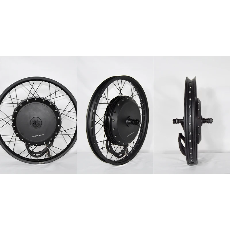 Rear Wheel  Hub Motor 6000w 8000w 12000w Electric Motorcycle Conversion Kit