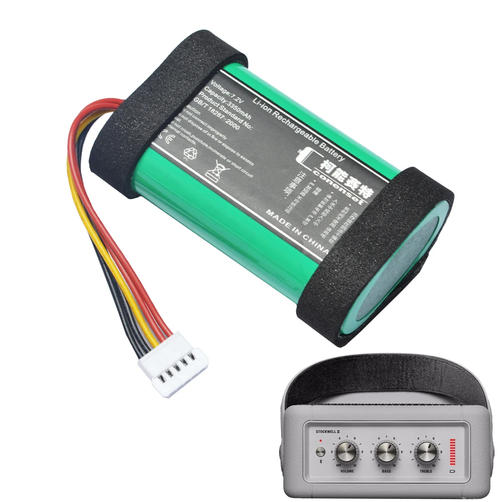 7.4V 3350mAh C406A3 Replacement Battery For Marshall Stockwell II Bluetooth Speaker