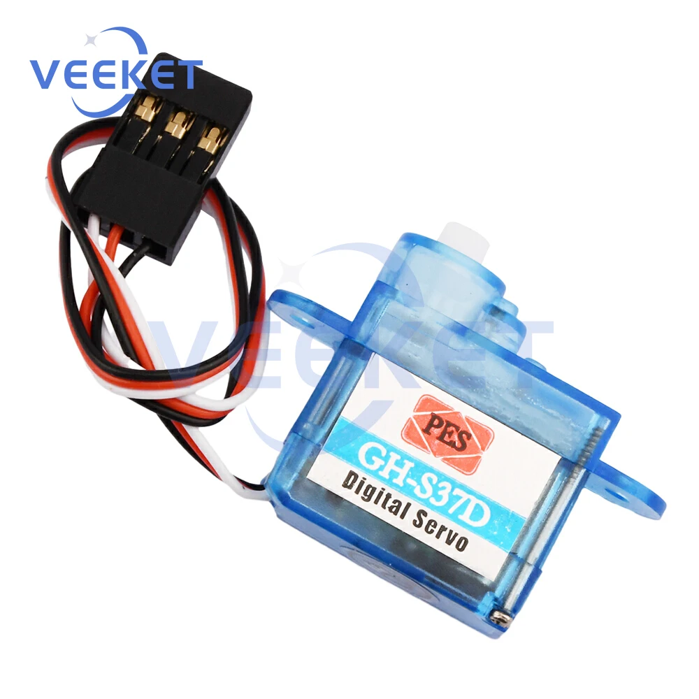 Micro Servo Digital de 3,7g GH-S37D para Control de aeromodelismo, dirección de vuelo, avión RC, helicóptero, barco para Arduino