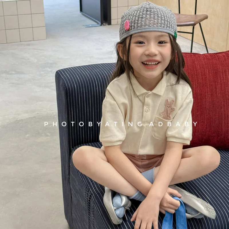 

26 Spring Summer Children Kid Clothes Polo Shirt Boys Girls Short-sleeve T-shirt Cotton England Preepy Style 2-10 Years Outfit