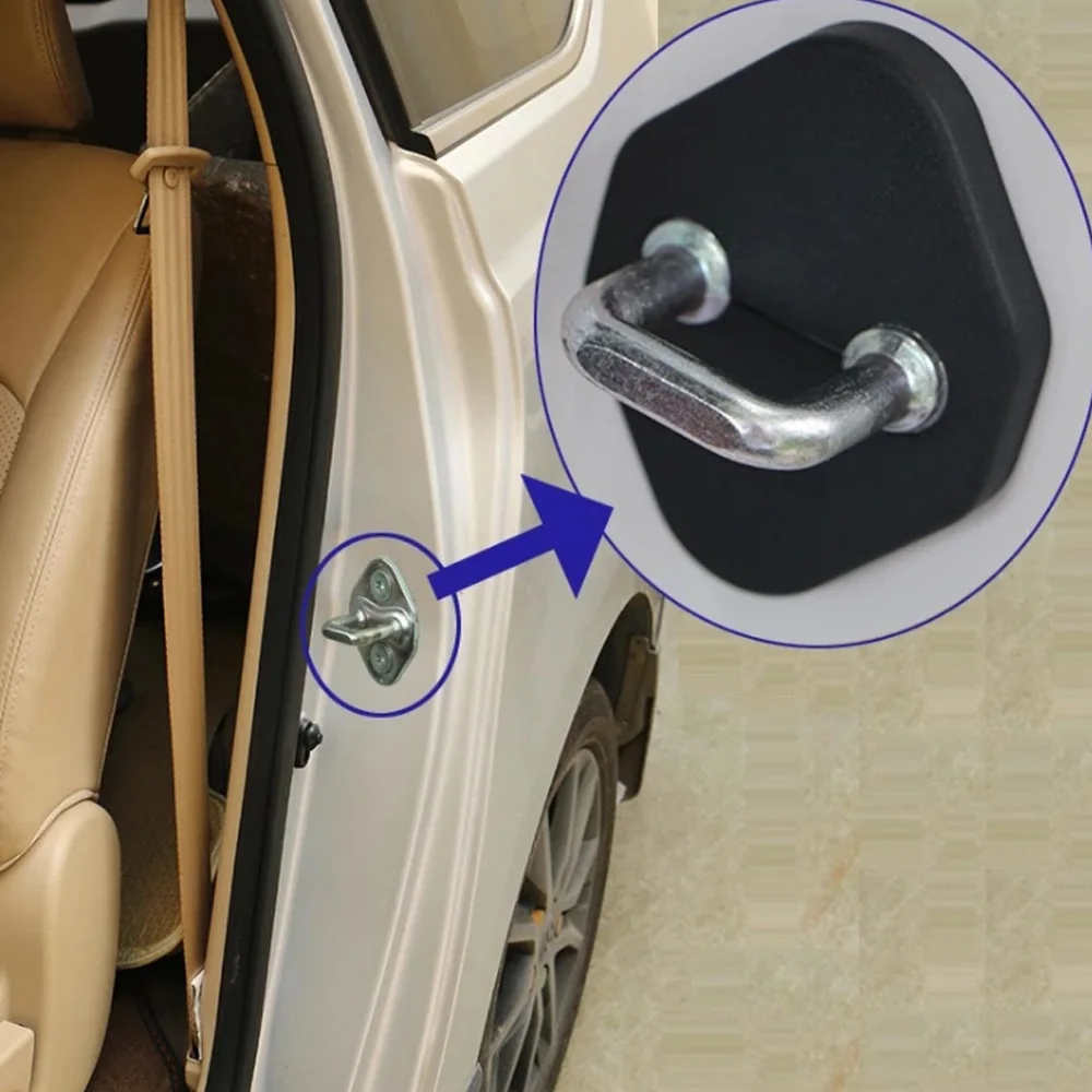 

Plastic Anti Rust Water Proof Door Lock Keys Key Buckle Cover 4PCs For Mitsubishi Eclipse Cross 2017 2018 2019 2020 2021 2022