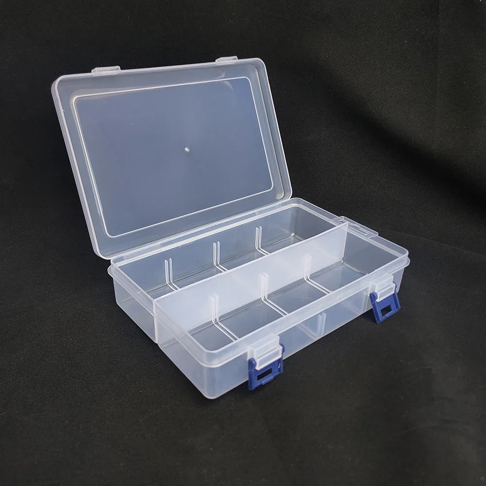 20*13.5*4.5cm Adjustable 8 Grids Compartment Plastic Storage Box Screw Holder Case Organizer Large Capacity Storage Box Tool