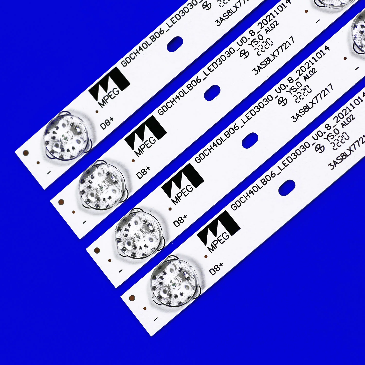 LED Backlight strip 8LED For SUPRA LB-C400F14-E6-C-G1-ZM2 STV-LC40T882FL GDCH40LB06_LED3030 DEXP F40B7200C