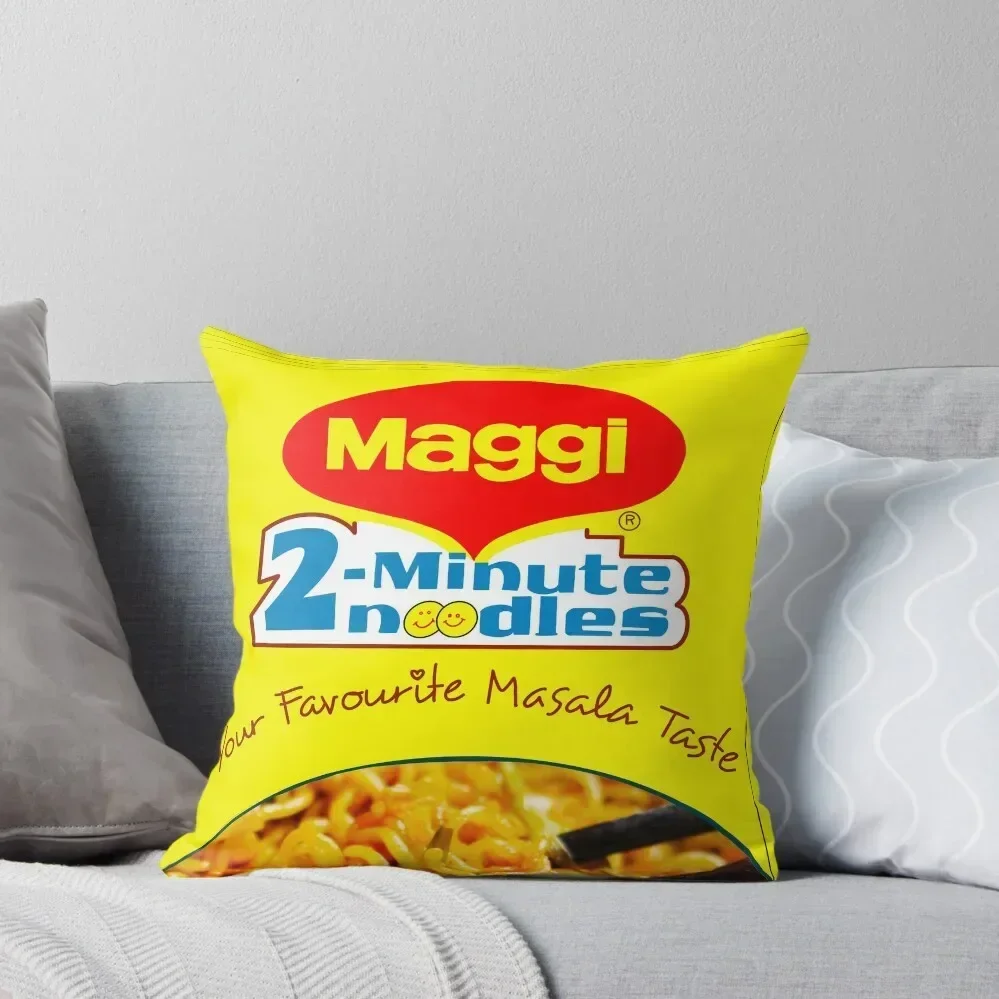 Maggi Noodles Throw Pillow Throw Pillow Christmas Throw Pillows Covers pillow