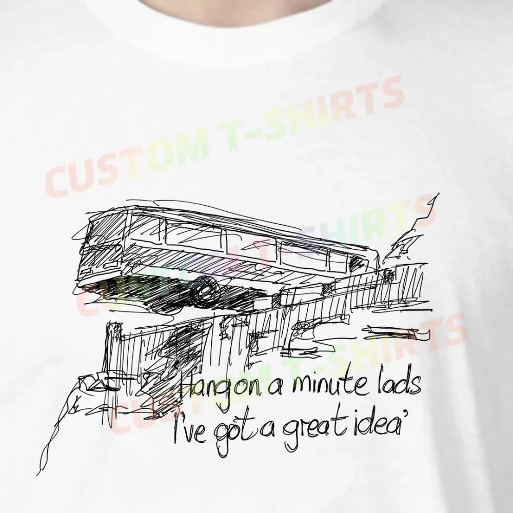 

161 243_The_Italian_Job Fans' comic-style hand-drawn pattern T-shirts for both men and women in summer