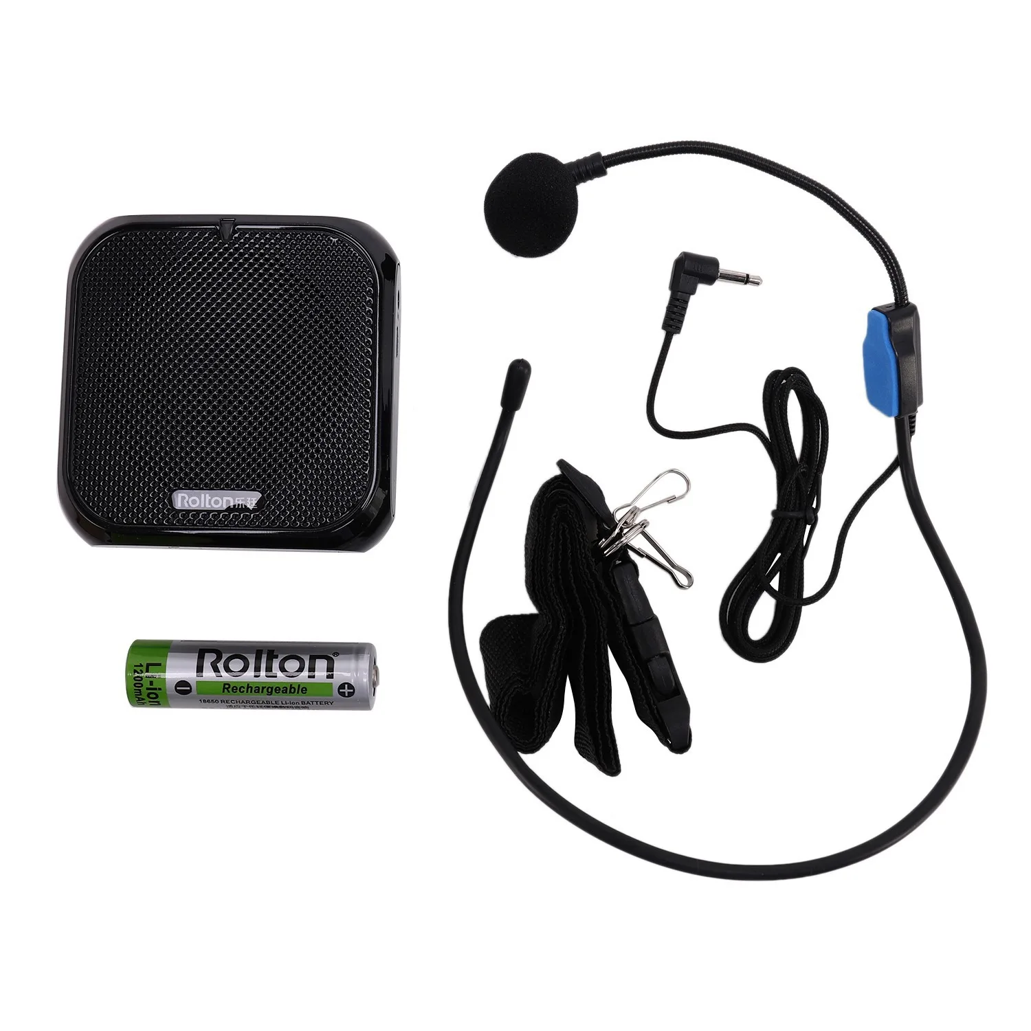 ممتاز-رولتون K400 مضخم صوت محمول مع خط ميكروفون المتكلم راديو FM MP3 تدريب المعلم