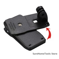 360° Rotary Hat Belt Backpack Clip Camera Accessories Clamp Mount For Hero 13 12 10 9 8 7 Insta360 X3X4 SJCAM
