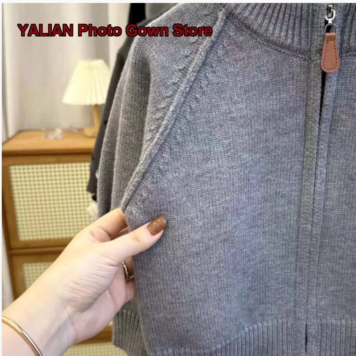 Boys Cardigan Kids Spring Autumn Round Neck Zip-Up Knit Top Toddler