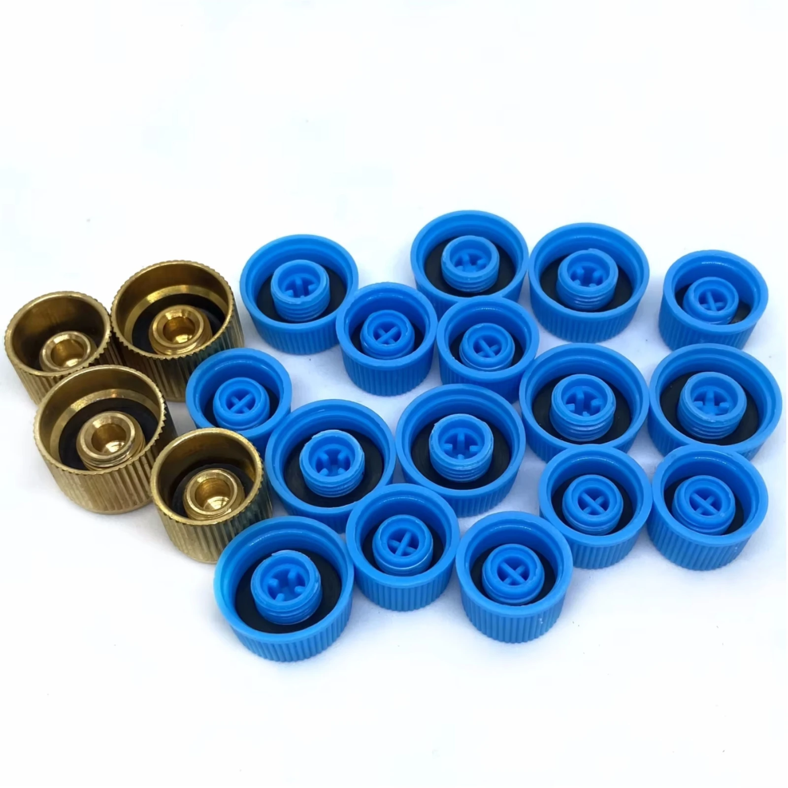 RV65F 20-piece automobile air conditioner high and low pressure valve cover/high dust cover/copper plastic dust cover