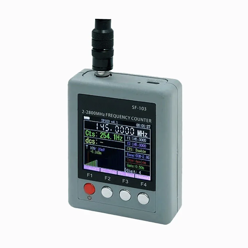 

SF-103 DMR Digital Signal Testable SF103 2MHz-200MHz/27MHz Tester 27Mhz-2800Mhz Decoder Portable Frequency CTCCSS/DCS