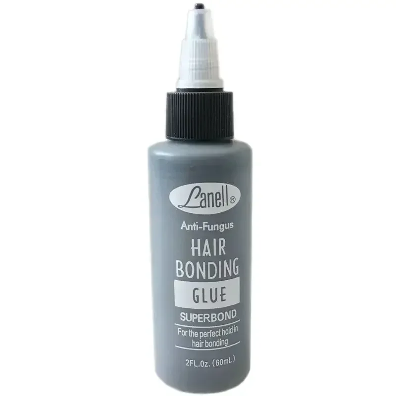

1 Bottle 2 Oz 60 ml Lanell Black Hair Weaving Bond Anti-fungus Hair Bonding Glue
