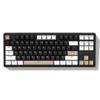womier WK87 75% TKL Wireless Mechanical Gaming Keyboard 2.4Ghz/Bluetooth/USB-C Gasket Hot Swap RGB Backlits Keyboard for Win Mac