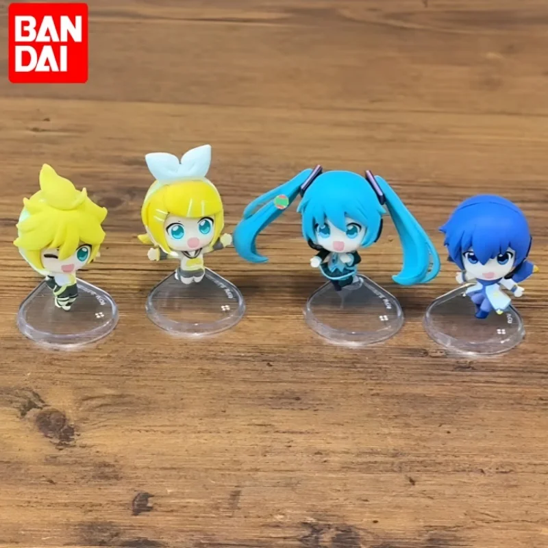 bandai-hatsune-miku-kaito-happy-jump-mini-figure-gashapon-anime-figurine-desktop-ornament-collectible-for-anime-fans