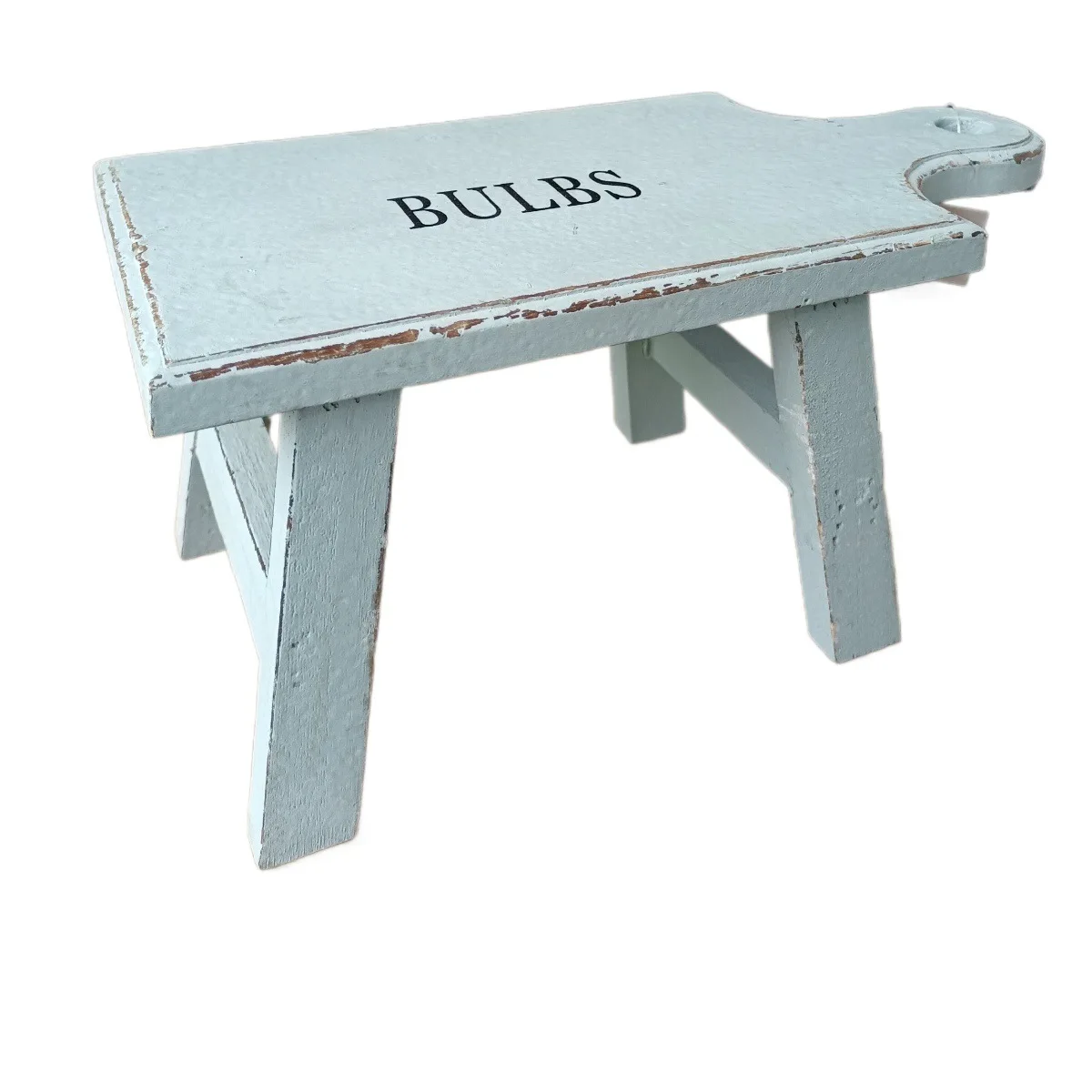 Farmhouse Wood Pedestal Stand Com Alça, Retângulo Pequeno Riser, Planta De Bonsai Em Vaso, Bolo, Exibição De Cozinha, Acessórios Para Casa