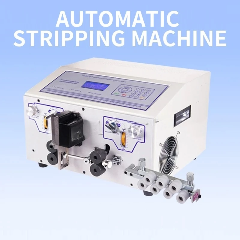 Automatic Wire Stripping Machine Sheath Mute Pneumatic Cable Small Square Double Cutting Line Multi-tangential Function
