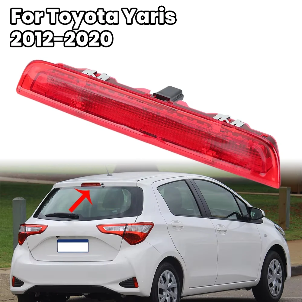 Tercera Luz De Freno LED Para Toyota Yaris MK3 Hatchback 2012-2020 – Reemplazo 81570-0D151, Alta Visibilidad