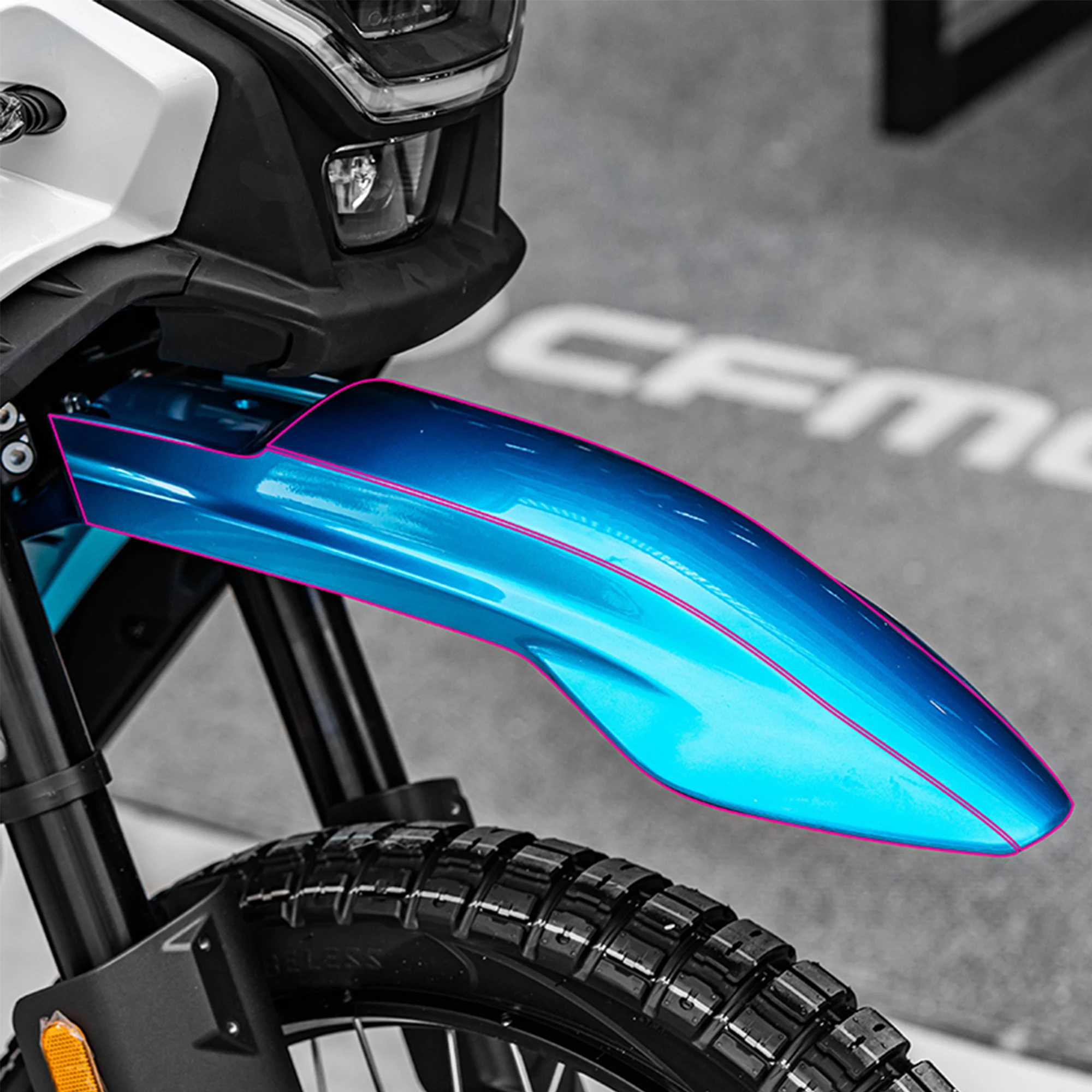 Motorcycle Tank Transparent Protector Sticker Compatible with 24-26 CFMOTO 450MT, Self-healing Invisible Car Wrap Decal
