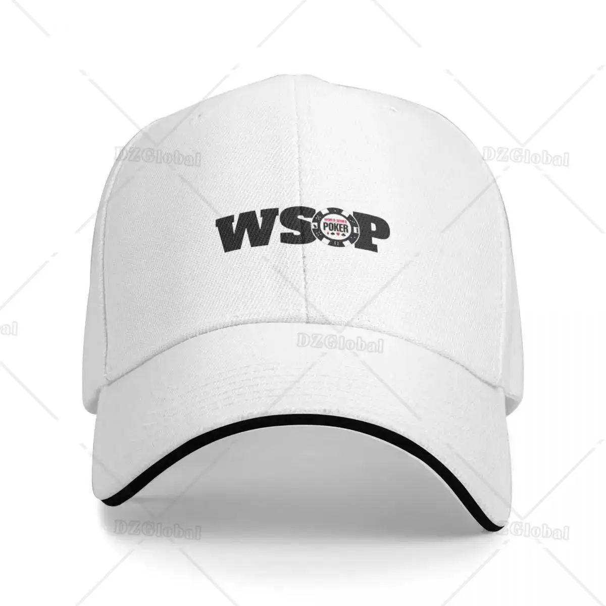 Wsop Free Chips Cap Baseball Cap Sunhat Women Men Beach Baseball Cap