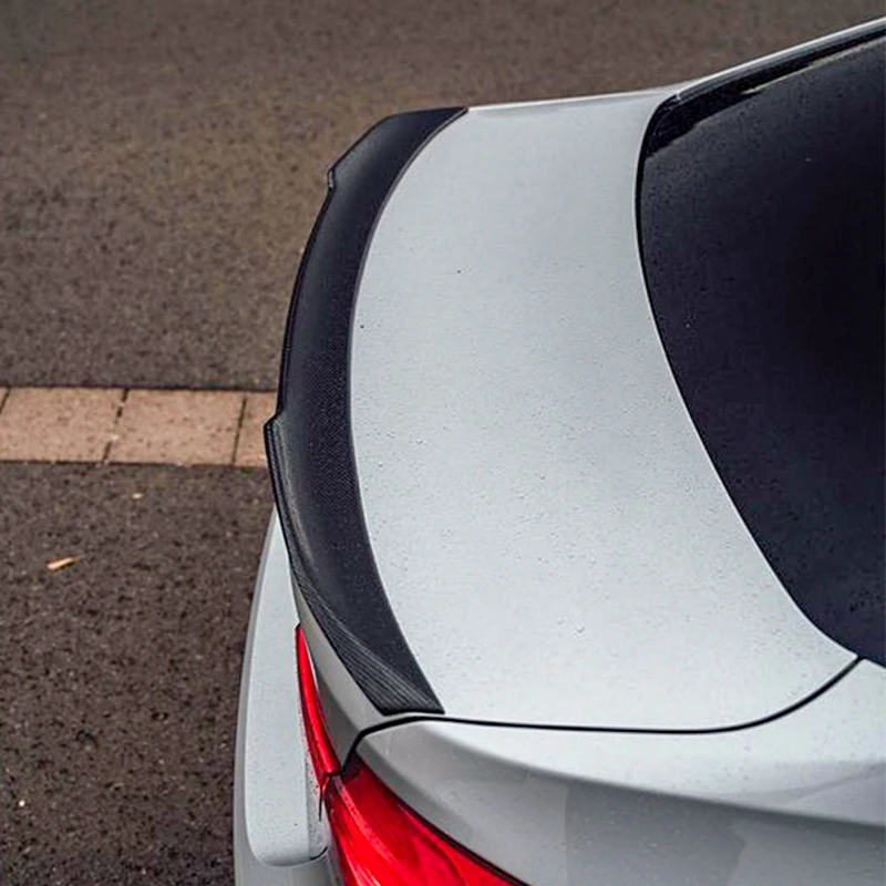 

For BMW 4 Series F32 Coupe 428i 435i CS Style Carbon Fiber Rear Spoiler Trunk Wing 2014-2020 FRP Glossy Black Forged Carbon