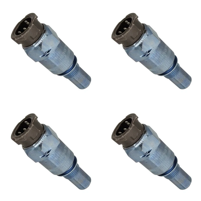 4X Car Speed Odometer Sensor 2159.50004502 For Siemens For Vdo 215950004502 35Mm Flat Pins
