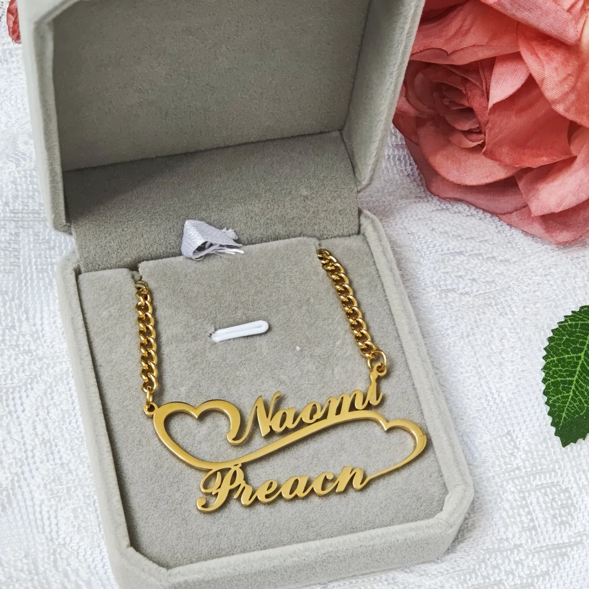 Custom Stainless Steel Jewelry Custom Name Necklace Women's Jewelry Stainless Steel Name Valentine's Day Commemorative Gift