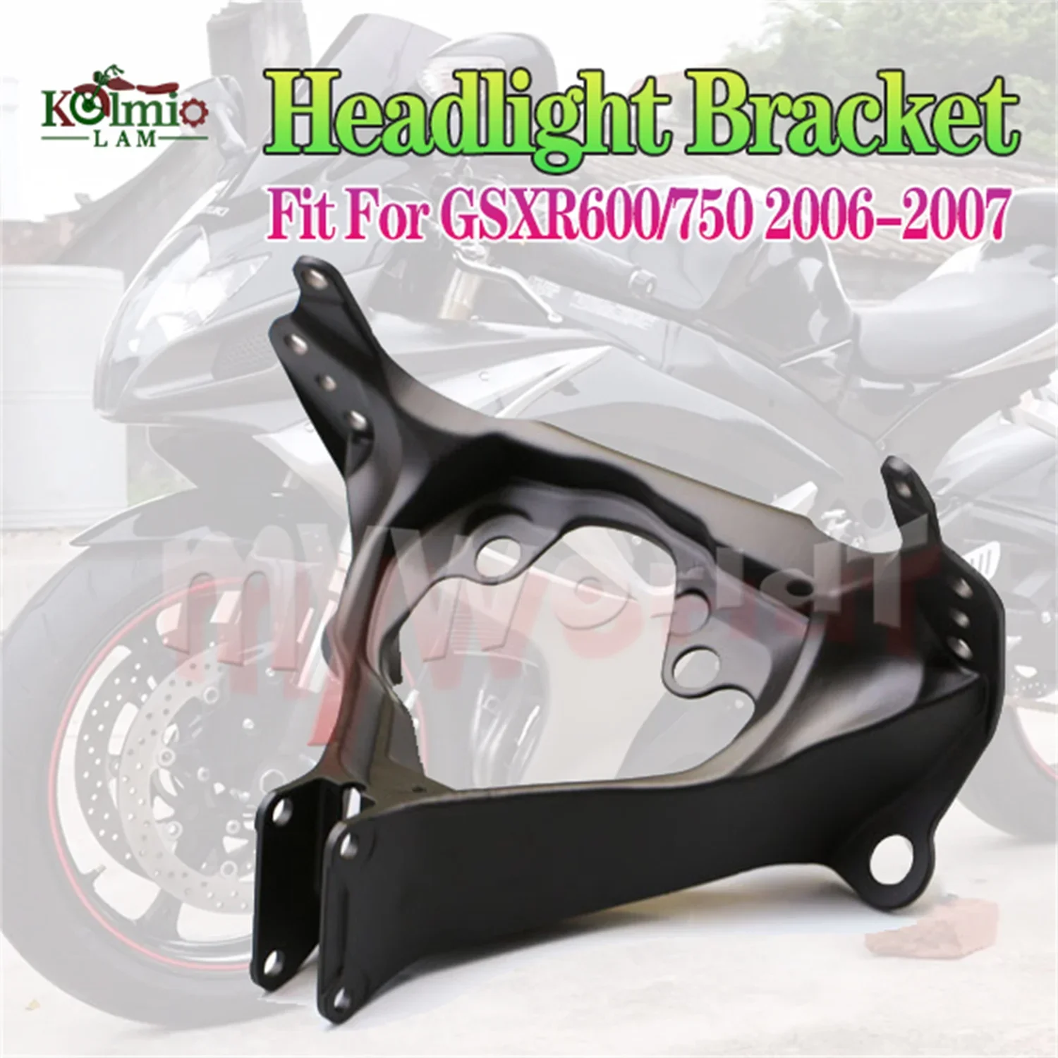 

Fit For 2006 - 2007 Suzuki GSXR600 GSXR750 K6 K7 Motorcycle Upper Stay Headlight Bracket Assembly Mount GSXR 600 750