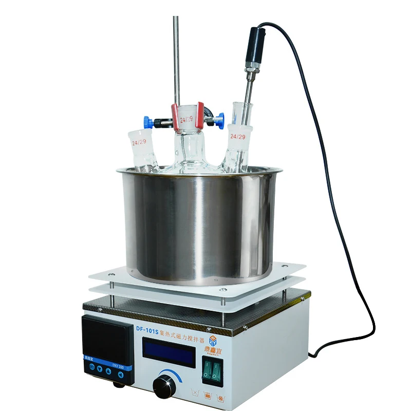 Lab Magnetic Stirrer Heat-Gathering Water Bath Oil Bath Thermostat Heating 220V  Precision Temperature Control for Scientific
