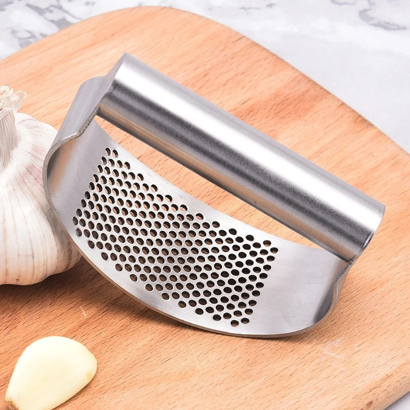 お手入れ簡単 ポータブル ステンレス製 ガーリックプレス 穴 - Kitchen Gadgets For Cooking のレビューと価格