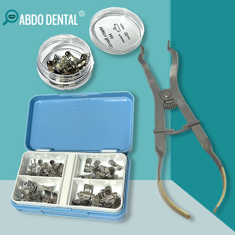 

Dental M4 Sectional Matrix Bands Perforated Contoured Matrix With Proximal Separator For Restorative Dentistry