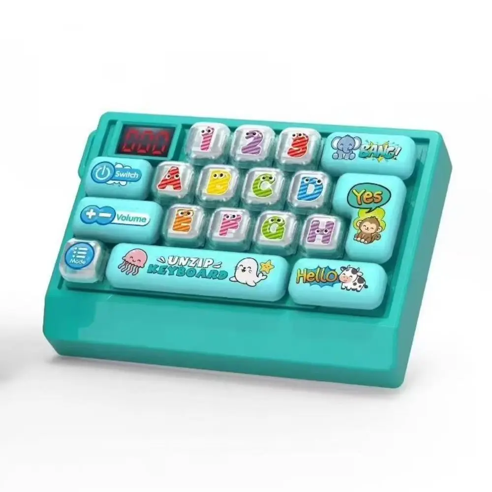 Electronic Game Quick Push Keyboard Game Machine Focus Training Handheld Pop Fidget Quick Push Stress Relief Sensory